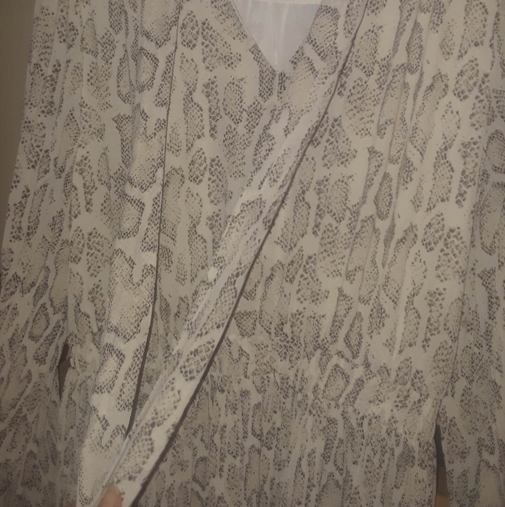 CURRENT AIR ANTHROPOLOGIE Snake Olivia Pleat dress - Picture 10 of 11